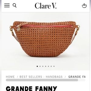 Clare V. Grande Fanny Bag - NWT and dust bag